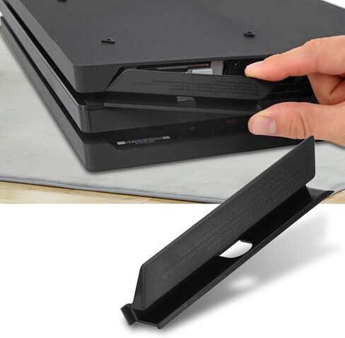 Socobeta Hard Drive Cover for PS4 Black Plastic HDD Hard Drive Slot Cover Door Flap for PS4 Pro Console in Saudi Arabia