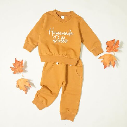 Christmas Toddler Baby Boy Outfit Gingerbread Sweatshirt Pants Cute My First Christmas Baby Boy Outifts in Kuwait