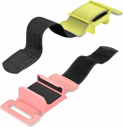 أربطة معصم مطورة من YUANHOT متوافقة مع Switch Dance 2025 2024 2023 2022 2021، أشرطة مرنة قابلة للتعديل لأجهزة تحكم Nintendo Switch & Switch OLED، عبوتان للأطفال والكبار - أرجواني/أخضر in Kuwait