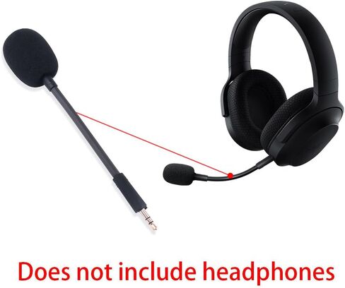 Barracuda X Mic Replacement for Razer Barracuda X Wireless Gaming Headphone,3.5mm Detachable Gaming Microphone Boom (Pink) in Kuwait