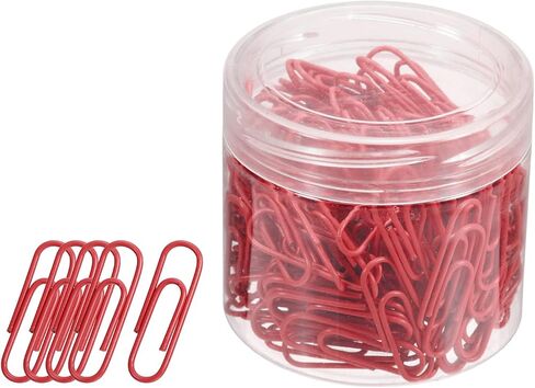 YOKIVE 200 Pcs Paper Clips, Office Clips Smooth Surface with Box | Keep Desk Neat, Great for Office, Art, Home, Daily Use (Blue, 1.1-Inch) in Kuwait