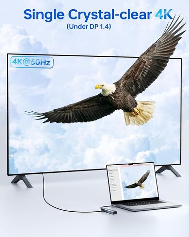 LIONWEI USB4 Dock Dual DisplayPort USB C to Triple Monitor 4K@60Hz, Docking Station with USB C Port to Monitor 5K@60Hz/4K@120Hz, 10Gbps USB, SD/Micro SD 4.0, RJ45, 150W Power Charger in Saudi Arabia