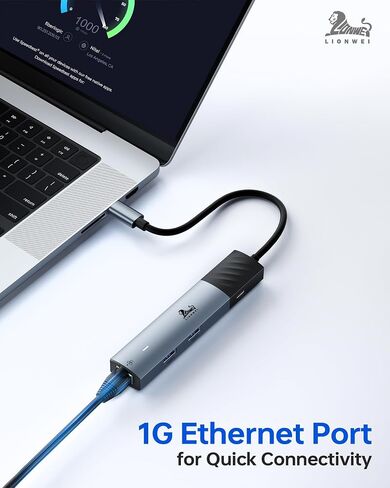 LIONWEI USB4 Dock Dual DisplayPort USB C to Triple Monitor 4K@60Hz, Docking Station with USB C Port to Monitor 5K@60Hz/4K@120Hz, 10Gbps USB, SD/Micro SD 4.0, RJ45, 150W Power Charger in Saudi Arabia