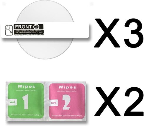 Screen Protector for Omega x Swatch Speedmaster Moonswatch, Hydrogel TPU Soft Film for Acrylic Crystal (2) in Kuwait