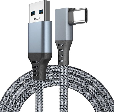 Xmipbs 10FT Link Cable for Quest 2, Type C to Type C Charging Cable High Speed Transfer Data Cable for Oculus Quest and Quest 2Headset and Gaming PC, Type C to C in Saudi Arabia