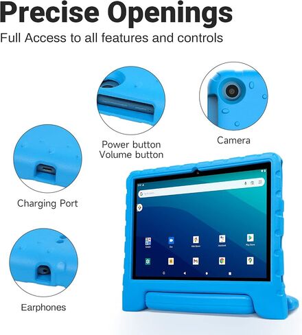 Kids Case for Walmart Onn 10.1 Inch Tablet Case Gen 3 2022 Release Models 100071485,Shockproof Lightweight Handle Stand Holder Kids Tablet Case Cover for Walmart Onn 10.1 Inch Gen 3 2022 in Saudi Arabia