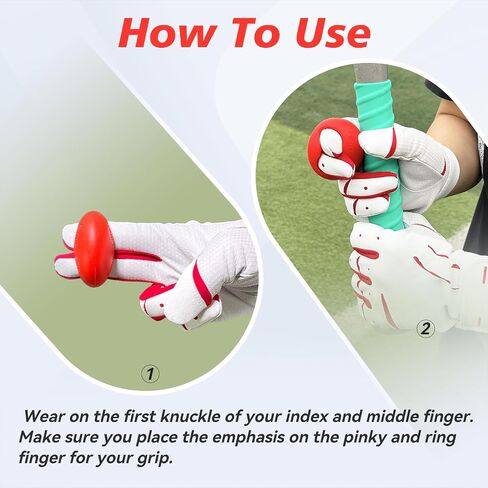 Finger Lifter Grip for Baseball & Softball Pro Batters Two Finger Grip Reduce Roll Over, Palm Up Palm Down Baseball Swing Trainer Increase Batting Speed Barrel Into The Zone Faster & Keep Longer-Blue in Saudi Arabia