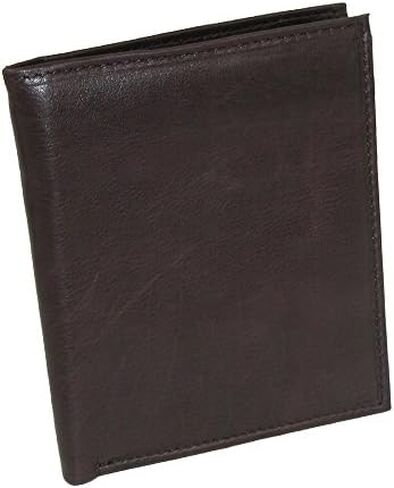 Paul & Taylor Men's Leather Large Hipster Wallet, Black in Saudi Arabia