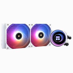 Frozen Notte 240 White ARGB V2 Water Cooling CPU Cooler,240 White CPU Cooler Specifications, Double PWM Fans,S-FDB V2 Bearings,Suitable for Intel LGA 1700/1150/1151/1200/2011,AMD/AM4 AM5