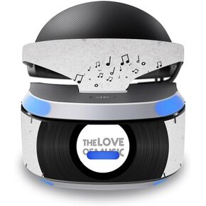 MightySkins Skin Compatible with Sony Playstation VR wrap Cover Sticker Skins Love of Music