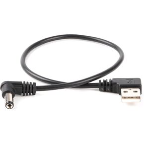 USB to Barrel Cable USB to 5.5mm/2.1mm Angled 5V DC Power Cable (Right Angled）