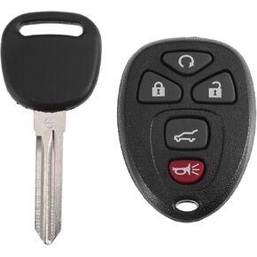 X AUTOHAUX OUC60270 315MHz Replacement Keyless Entry Remote Ignition Transponder Key Fob 5 Buttons for Chevrolet Suburban 1500 2500 for Chevrolet Tahoe 2007-2014