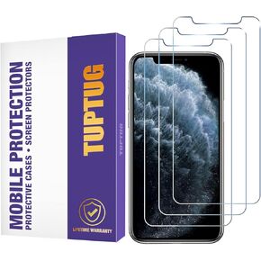 Tempered Glass Screen Protector for iPhone 11 Pro, Xs, X (3 Pack) Toughened Glass Protective Cover for 5.8inch Apple iPhones [Ultra Clear] [Case Friendly] [Easy Install] [No Bubbles]