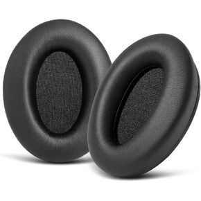 GVOEARS Replacement Earpads for Sony WH-1000XM3 (WH1000XM3) Over-Ear Headphones, Ear Pads Cushions with Softer Protein Leather Noise Isolation Foam, Added Thickness Black