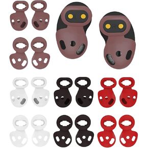 BLUEWALL Wing Tips Eartips Adapter Compatible with Galaxy Buds Live SM-R180, S/L Size Soft Eartips Adapter Covers Compatible with Galaxy Buds Live Earbuds SM-R180, 8 Pairs