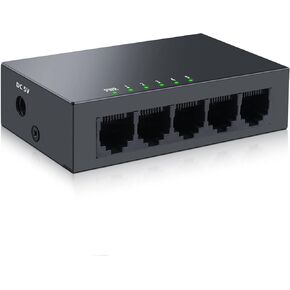 8 Port 2.5G PoE Switch 120W|1X 10G SFP+&4 x 2.5GBase-T PoE Ports, IEEE802.3af/at, Plug & Play/ Desktop&Wall Mount 2.5GbE PoE Network Switch