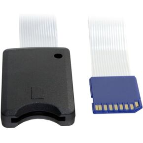 NFHK Standard SD SDHC Memory Card Kit Male to SD Female Extension Soft Flat FPC Cable Extender 25cm