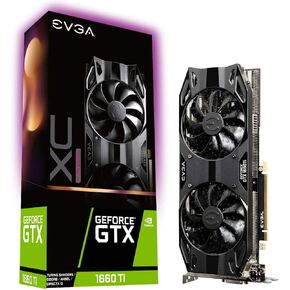 EVGA Video Card 06G-P4-1267-KR GeForce GTX 1660 Ti XC Ultra Gaming 6GB GDDR6 HDB Fan Retail - Graphics Cards