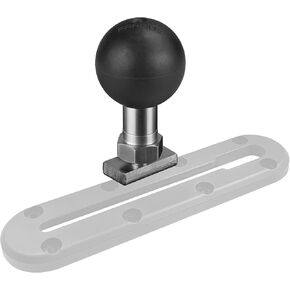 FANAUE Track Ball with T-Bolt Attachment 1 inch Ball Head Adapter M6 Ball Head Compatible with RAM Mount B Size Double Socket arm and car Phone Holder