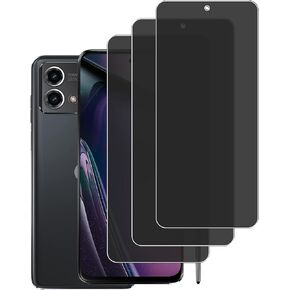 [3 Pack] Privacy Screen Protector for Motorola Moto G Stylus 5G 2023, 9H Hardness, Anti-Scratch, Anti Spy, Tempered Glass Screen Protector for Motorola Moto G Stylus 5G 2023