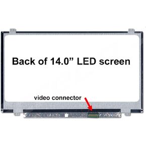 Generic 14" screen Compatible with Dell PN 5T0P9 05T0P9 New Replacement LCD Screen for Laptop LED HD Matte