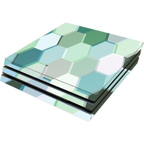 MightySkins Skin Compatible with Sony Playstation 4 Pro PS4 wrap Cover Sticker Skins Hexagon Tiles