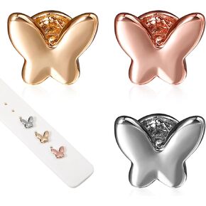 Hemobllo Watch Band Charms Compatible with Series 9 8 7 6 5 4 3 2 1 Silicone Bands - 3 Pcs Decorative Charms Studs Alloy Watch Charms Decor Chic Watch Band Accessories Charms