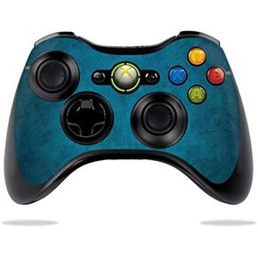 MightySkins Skin Compatible with Microsoft Xbox 360 Controller - Blue Strokes | Protective, Durable, and Unique Vinyl Decal wrap Cover | Easy to Apply, Remove, and Change Styles | Made in The USA
