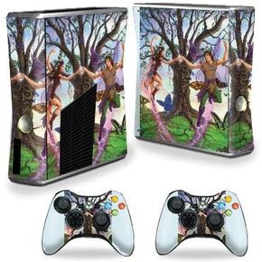 MightySkins Skin Compatible with Xbox 360 S Console - Enchanted Dance | Protective, Durable, and Unique Vinyl Decal wrap Cover | Easy to Apply, Remove, and Change Styles | Made in The USA