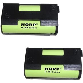 HQRP 2-Pack Battery Compatible with Sennheiser BA2015 / BA 2015 EK 100 G2, ew 100 G2, ew 100-ENG G3, EK 300 IEM G3, EK 500 G2, ew 145 G2, ew 145 G3, ew 152 G2, SK 2000 Headphones Receiver