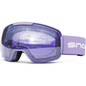 نظارات OTG على الجليد للرجال والنساء البالغين، نظارات التزلج على الجليد ذات العدسات المزدوجة مع مكافحة الضباب للحماية من الأشعة فوق البنفسجية للفتيات in Kuwait