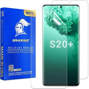 ArmorSuit 2 Pack Anti-Glare Screen Protector Designed For Samsung Galaxy S20 Plus/Galaxy S20+ 5G (6.7") Case Friendly MilitaryShield Ultrasonic Fingerprint Compatible Matte Film - Made in USA