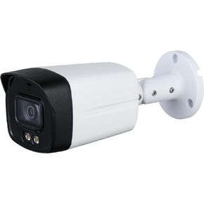 Dahua Diamond 4 in 1 Full Color Analog Camera HAC-HDW1801T-IL, Starlight, Smart IR LED, CVI/CVBS/AHD/TVI Switchable, 12 VDC, 2.8mm Fixed Lens, IP67 Indoor and Outdoor (Bullet White, 8MP)