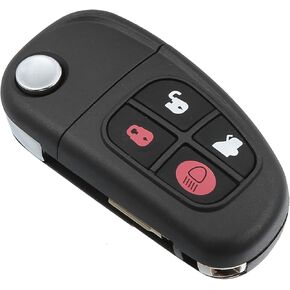 ACROPIX 315 MHZ Key Fob Keyless Entry Remote Fit for Jaguar S-Type XJ8 X-Type 2002-2008 NHVWB1U241 - Pack of 1 Black