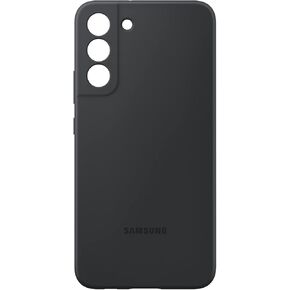 Samsung Electronics Galaxy S22+ Silicone Cover, Protective Phone Case, Soft, Sleek Protection, Slim Design, Matte Finish, US Version, Black, (EF-PS906TBEGUS)