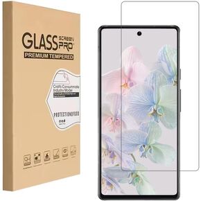 Screen Protector for Google Pixel 6A (6.1-Inch), Tempered Glass Screen Protector HD Clear, Anti Scratch, Bubble Free