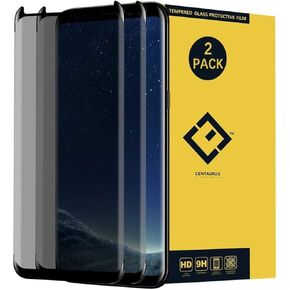 Privacy Screen Protector Compatible with Samsung Galaxy S9, (2-Pack) [Anti-Spy] [Anti-Scratch] [Shatter Proof] HD Tempered Glass Protective Film fit Galaxy S9 G960 G960U G960F G960N G9600 G9608 5.8"