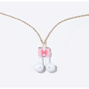 Anti Lost Strap Necklace for Airpods,Accessories for Airpod Pro Wireless Earphone Holder for AirPods Strap Earbud Headset Strap Accessories for Outdoor Sport(Silver)