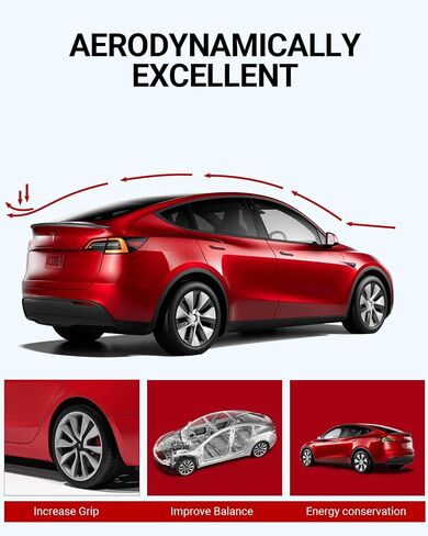 BASENOR 2024 Tesla Model 3 Spoiler OEM Rear Spoiler Wing Performance Rear Trunk Lip ABS Material Model 3 Accessories Highland Matte Black Gen 2 in Saudi Arabia