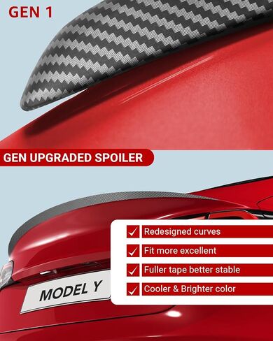 BASENOR 2024 Tesla Model 3 Spoiler OEM Rear Spoiler Wing Performance Rear Trunk Lip ABS Material Model 3 Accessories Highland Matte Black Gen 2 in Saudi Arabia