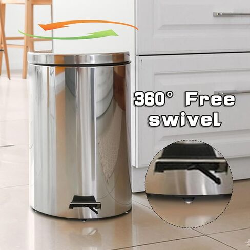 Self Adhesive Caster Wheel,8Pcs 360° Swivel Universal Wheel Stainless Steel Smooth Rotation Mini Sticky Pulley for Kitchen Storages Box Small Appliance Slider (Black) in Kuwait