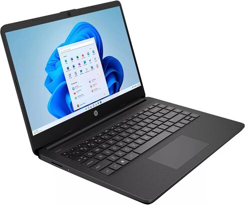 HP 14" Laptop Computer for Student - Windows 11 Pro, with 1Year Microsoft 365, Intel Quad-Core N4120, 16GB RAM, 384GB Storage (128GB eMMC+ 256GB microSD), Anti-Glare HD Display, Webcam, Silver Laptop in Saudi Arabia