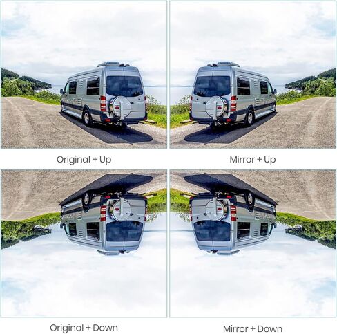 RV Backup Camera Wireless with Strong Signal, Infrared Night Vison, 7" Split Screen Monitor Waterproof Hitch Trailer Camera Systems for Truck Trailer Motorhome,Camper in Saudi Arabia