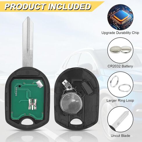 استبدال مفتاح Fob لـ 2011-2014 Ford F150/ 11-16 F250 F350/ 09-17 إكسبيديشن/ 13-15 إكسبلورر/ 07-15 لينكولن MKX/ 14-17 نافيجيتور جهاز تحكم عن بعد للدخول بدون مفتاح للسيارة، CWTWB1U793، 4 Btn، قطعتان in Saudi Arabia