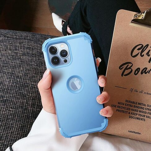 حافظة IDweel لهاتف iPhone 15 Pro Max مع واقي شاشة للنساء، 3 في 1 مقاوم للصدمات، غطاء هجين صلب شديد التحمل من البولي كربونات، غطاء كامل من السيليكون الناعم، ذهبي وردي in Saudi Arabia