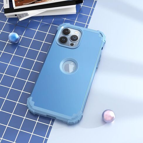 حافظة IDweel لهاتف iPhone 15 Pro Max مع واقي شاشة للنساء، 3 في 1 مقاوم للصدمات، غطاء هجين صلب شديد التحمل من البولي كربونات، غطاء كامل من السيليكون الناعم، ذهبي وردي in Saudi Arabia