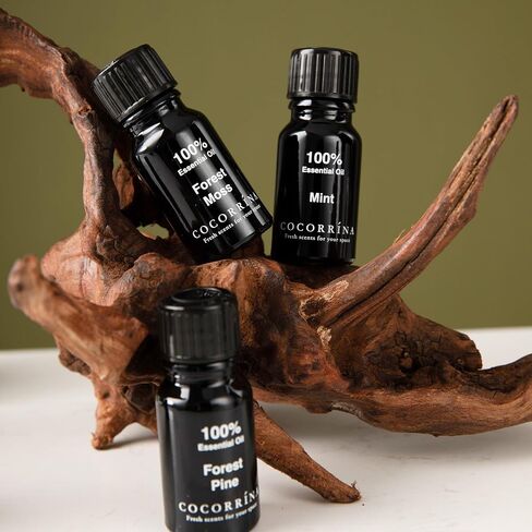 COCORRÍNA Essential Oil Gift Set - 6 Pack / 10ml Pure Essential Oils for Diffusers (Lavender/Fresh Linen/White Tea/Spring Flower/Cedar Balsam/Vanilla) Birthday Gifts in Saudi Arabia