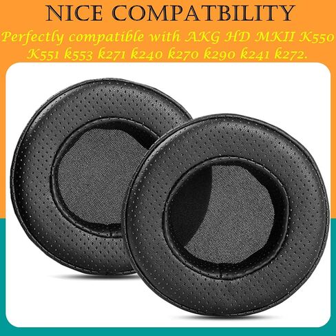 K550 k553 k240 Ear Pads TaiZiChangQin Earpads Ear Cushions Replacement Compatible with AKG HD MKII K550 K551 k271 k270 k290 k241 k272 Headphone Upgrade Protein Leather in Saudi Arabia