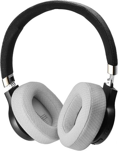 وسادة أذن Live 650 BTNC من القماش ووسادات أذن من الإسفنج الذكي متوافقة مع سماعات JBL E65 E65BTNC / Duet NC/Live 650BTNC Live 660 BTNC (قماش رمادي) in Saudi Arabia