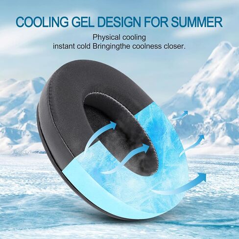 GVOEARS Ear Pads Replacement for HyperX Earpad Cushions Compatible with HyperX ON-Ear Headphones with Protein Leather Memory Foam in Kuwait